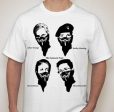 The Fantastic Four Assange Brown Manning Snowden Anonymous T-shirt For Discount