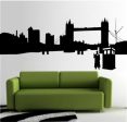 Doctor Who City Outline Whovian - 23  Die Cut Vinyl Wall Decal Sticker Fashion