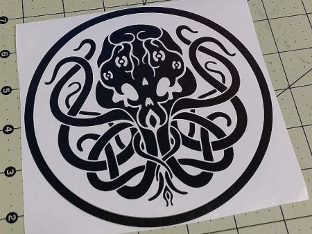 Cthulhu Lovecraft Horror Space Monster Clulu | Die Cut Vinyl Sticker Decal | Blasted Rat For Sale