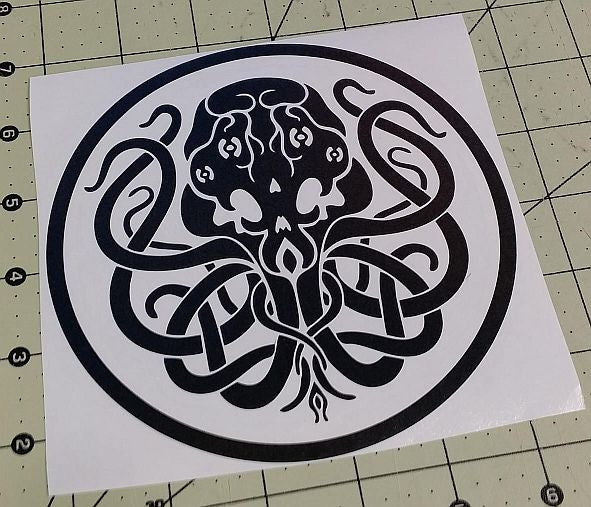 Cthulhu Lovecraft Horror Space Monster Clulu | Die Cut Vinyl Sticker Decal | Blasted Rat For Sale