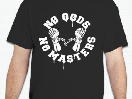 No Gods No Masters Anarchy Chain Breaker T-shirt Supply