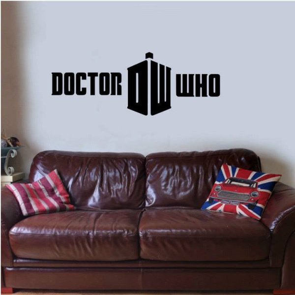 Doctor Who Logo Whovian - 23  Die Cut Vinyl Wall Decal Sticker Hot on Sale