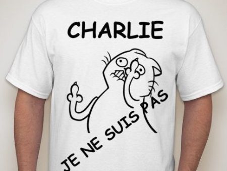 Je Ne Suis Pas Charlie FU Cat Meme T-shirt | Blasted Rat Sale