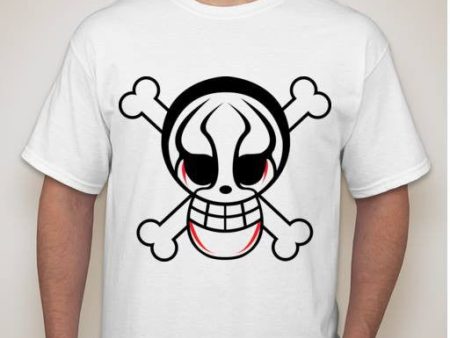 One Piece Anime Skull 2 Color Jolly Roger Pirate Flag T-shirt | Blasted Rat Online