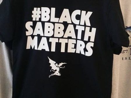 Black Sabbath Matters With Logo Heavy Metal T-shirt | Blasted Rat Online now