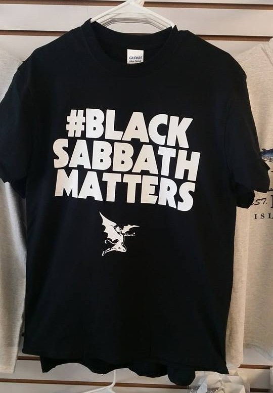 Black Sabbath Matters With Logo Heavy Metal T-shirt | Blasted Rat Online now