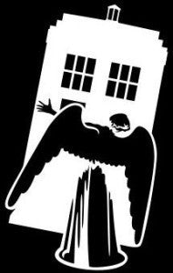 Doctor Who Angel Tardis | Die Cut Vinyl Sticker Decal | Blasted Rat Online