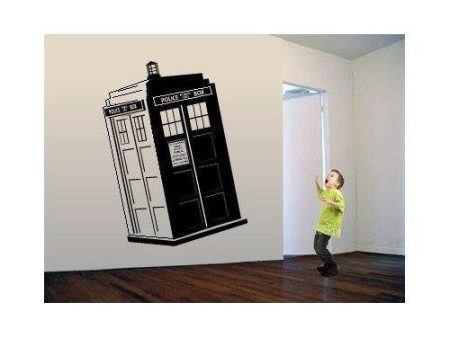 Doctor Who Tardis Police Box Whovian 23  | Die Cut Vinyl Wall Decal Sticker | Blasted Rat For Cheap