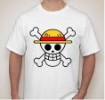 One Piece Anime Straw Hat Jolly Roger Pirate Flag T-shirt | Blasted Rat For Sale