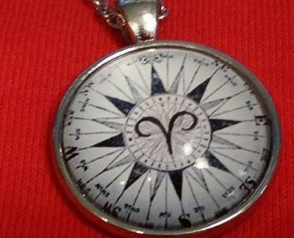 Viking Compass Sailor Protection Medallion Aries Symbol Nordic Jewelry Necklace Fashion