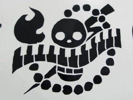 One Piece Anime Air Jolly Roger Pirate Flag | Die Cut Vinyl Sticker Decal For Sale