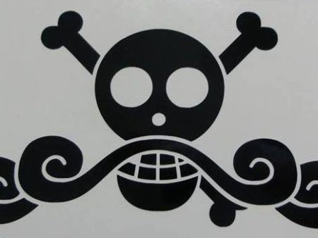 One Piece Anime Roger Jolly Roger Pirate Flag | Die Cut Vinyl Sticker Decal Online Sale