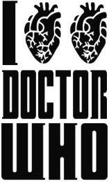 I Heart Doctor Who Love | Die Cut Vinyl Sticker Decal | Blasted Rat Online Sale