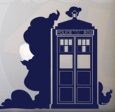 Doctor Who Tardis Fog | Die Cut Vinyl Sticker Decal | Blasted Rat Cheap