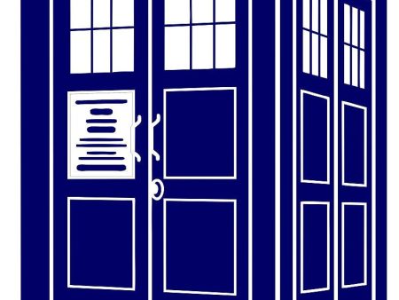 Doctor Who Tardis Police Call Box | Die Cut Vinyl Sticker Decal | Blasted Rat Online Hot Sale