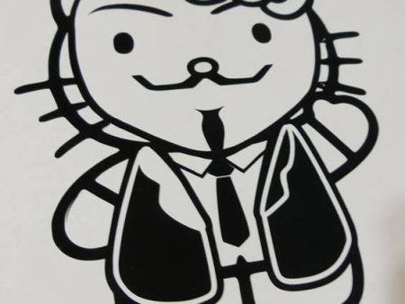 Anonymous Hello Kitty | Die Cut Vinyl Sticker Decal Online