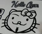 Anonymous Hello Anon Hello Kitty Head | Die Cut Vinyl Sticker Decal Supply