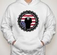 Anonymous Crest with Upside Down USA Flag Hoodie For Sale