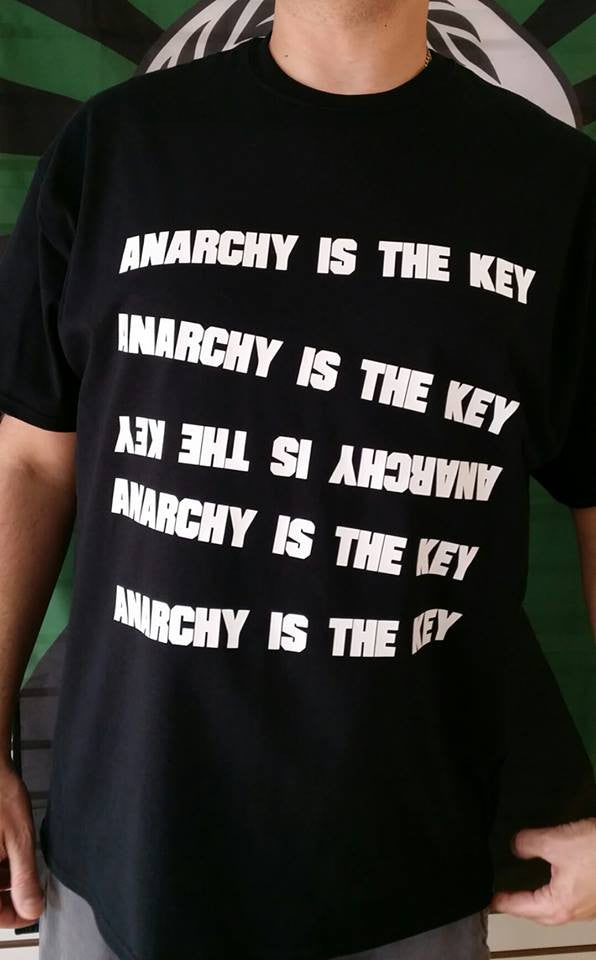 Anarchy Is The Key T-shirt | Blasted Rat For Discount