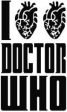 I heart Doctor Who | Die Cut Vinyl Sticker Decal | Blasted Rat Online