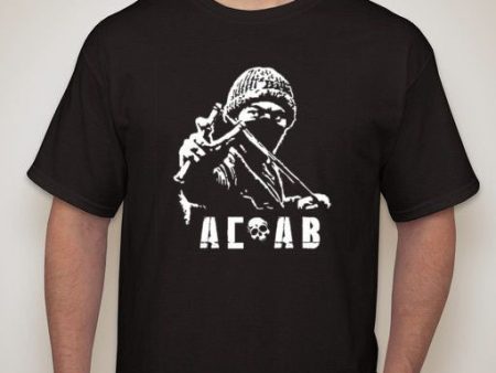 ACAB Slingshot With Skull T-shirt Hot on Sale