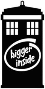 Doctor Who Tardis Bigger Inside Police Box | Die Cut Vinyl Sticker Decal | Blasted Rat Online now