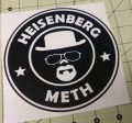 Breaking Bad Heisenberg Meth | Die Cut Vinyl Sticker Decal | Blasted Rat For Sale