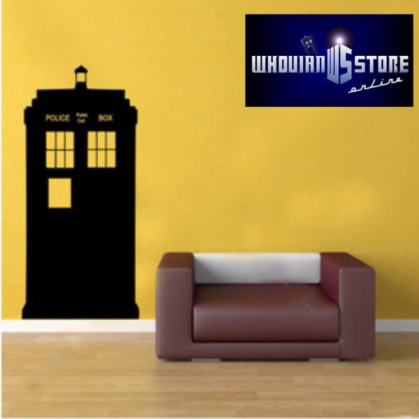 Doctor Who Tardis Police Phone Booth Outline Whovian - 23  Die Cut Vinyl Wall Decal Sticker Online Hot Sale