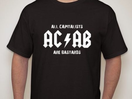 ACAB All Capitalists Are Bastards T-shirt on Sale