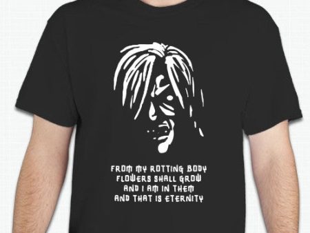 Nihilist Necromancer From My Rotting Body Flowers Shall Grow Edvard Munch Kurt Cobain T-shirt | Blasted Rat Supply