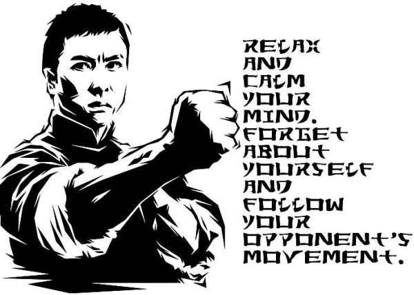 Ip Man Wing Chun Martial Arts Quote11.5  Or 23  Die Cut Vinyl Wall Decal Sticker Supply