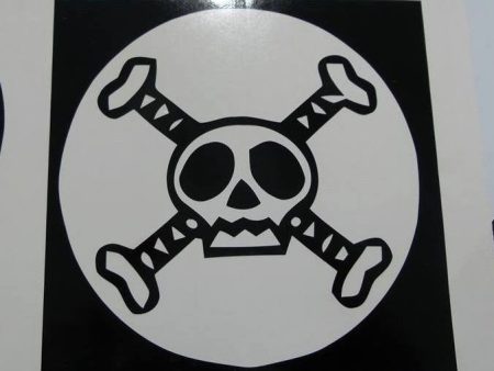 One Piece Anime Bizarre Jolly Roger Pirate Flag | Die Cut Vinyl Sticker Decal Supply