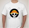 One Piece Anime Straw Hat Jolly Roger Pirate Flag Variation T-shirt | Blasted Rat Fashion