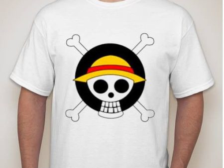 One Piece Anime Straw Hat Jolly Roger Pirate Flag Variation T-shirt | Blasted Rat Fashion