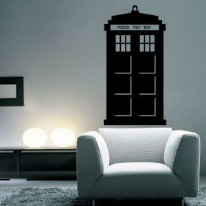 Doctor Who Tardis Police Phone Booth Whovian - 23  Die Cut Vinyl Wall Decal Sticker Hot on Sale