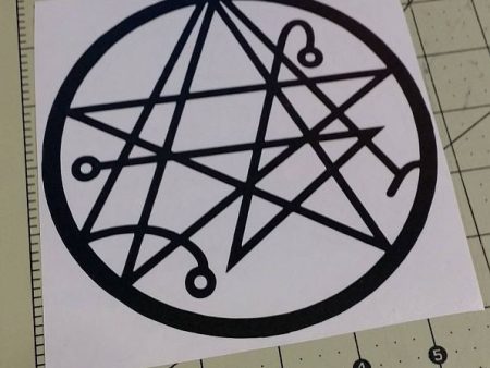 Sigil Of The Gateway Witchraft Horror Occult | Die Cut Vinyl Sticker Decal | Blasted Rat Discount