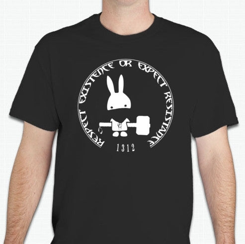 ACAB Anarchist Bunny With Hammer T-shirt Online