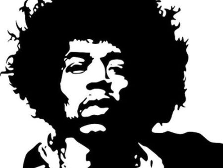 Jimi Hendrix - 23  Die Cut Vinyl Wall Decal Sticker For Discount