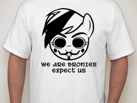 Anonymous Brony My Little Pony Expect Us T-shirt Online Sale