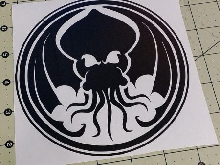 Cthulhu Lovecraft Horror Space Monster Tulu | Die Cut Vinyl Sticker Decal | Blasted Rat For Sale