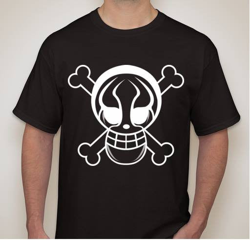 One Piece Anime Skull JOLLY ROGER Pirate Flag T-shirt | Blasted Rat Online Sale