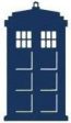 Doctor Who Tardis Solid | Die Cut Vinyl Sticker Decal | Blasted Rat Discount