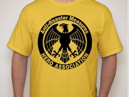 Onepunch Man Anti Disaster Hero Association Logo Manga T-shirt | Blasted Rat Online Sale