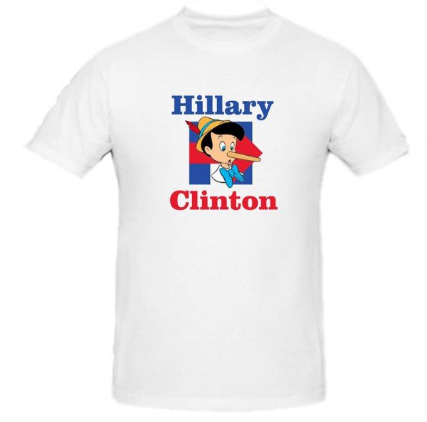 Hillary Clinton Pinocchio Elections Vote Voting T-shirt Sale