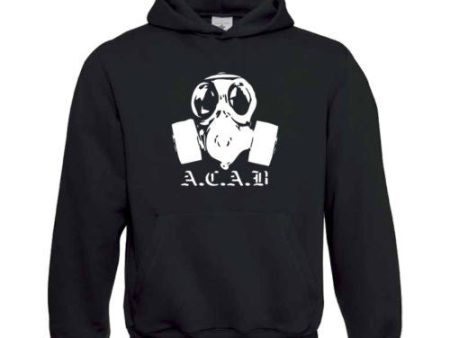 ACAB Gas Mask Hoodie Discount