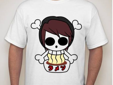 One Piece Anime Ramen Jolly Roger Pirate Flag T-shirt | Blasted Rat Online Sale