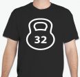 32 Kg Kettlebell MMA Crossfit 70 Pounds T-shirt | Blasted Rat Cheap