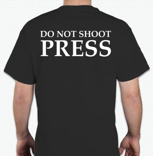 The Fifth Column Do Not Shoot Press T-shirt on Sale