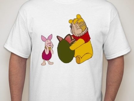 Winnie The Pooh Easter Alien Egg Hunt With Piglet T-shirt Supply