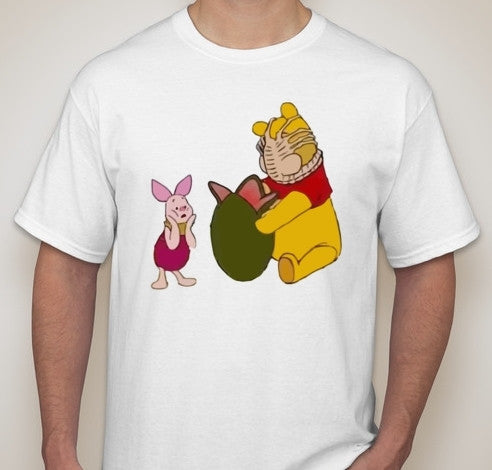 Winnie The Pooh Easter Alien Egg Hunt With Piglet T-shirt Supply